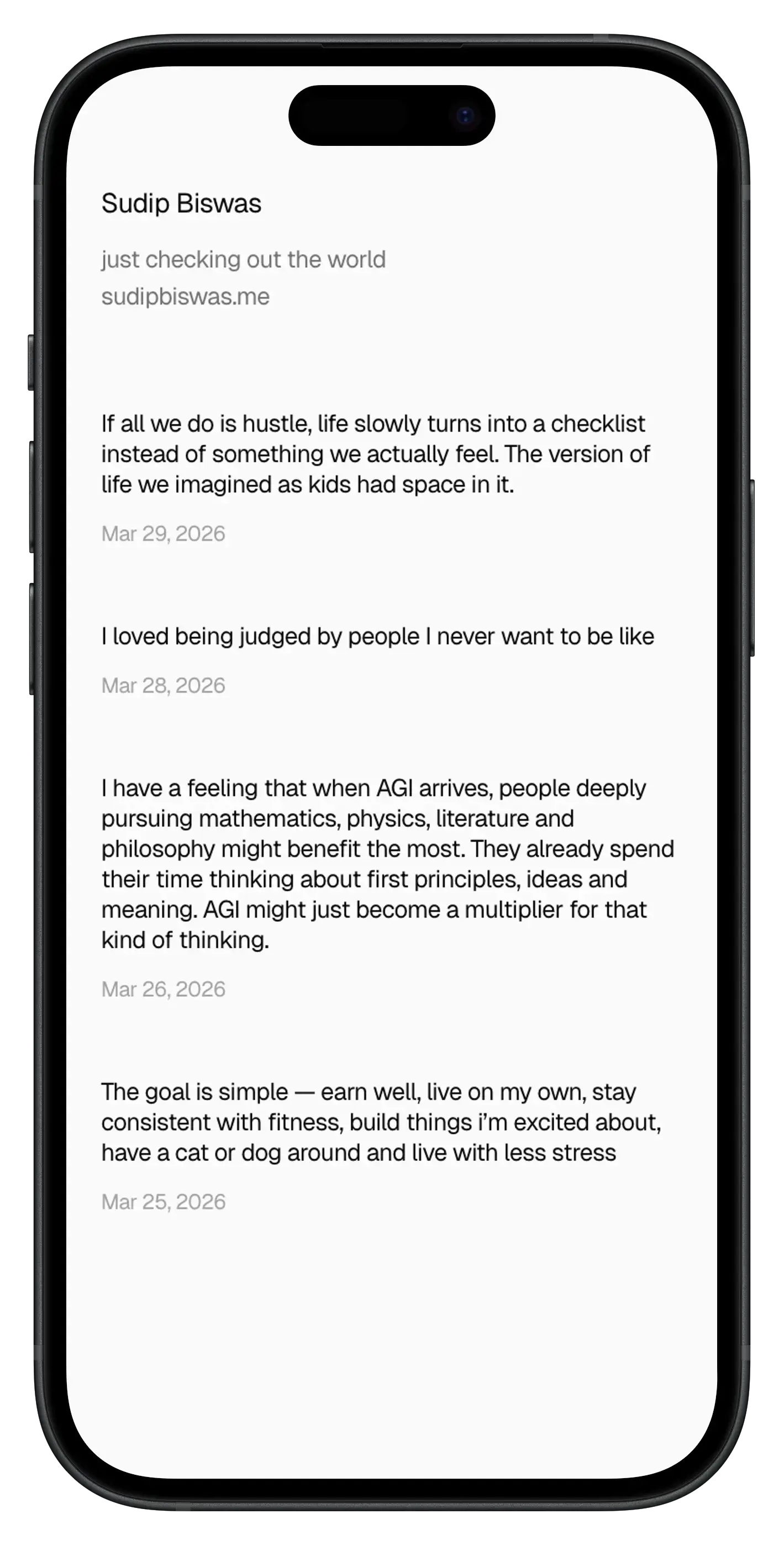 MailSocial mobile view